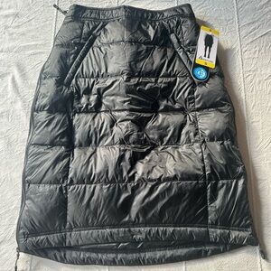 Black 32° heat puffer skirt